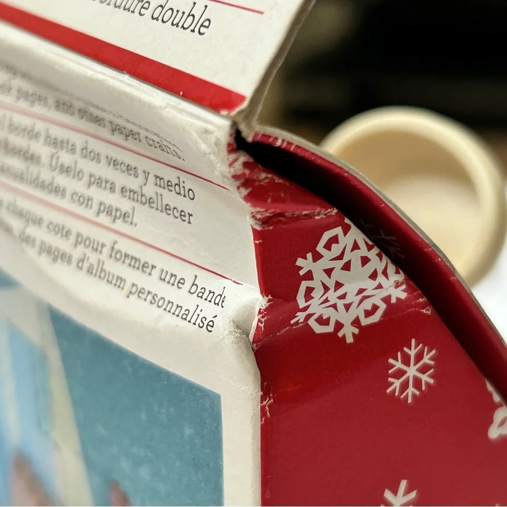 NIB New HTF Retired Martha Stewart Crafts Pine Needles trim double edge punch